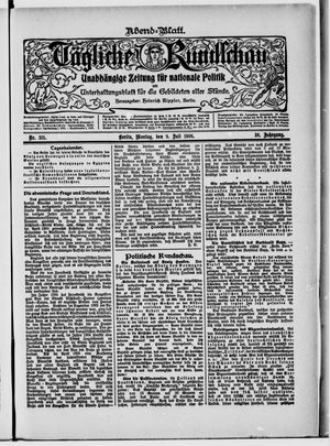 Tägliche Rundschau vom 09.07.1906