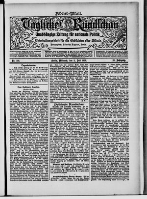 Tägliche Rundschau vom 11.07.1906