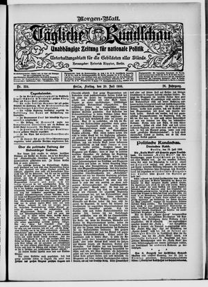 Tägliche Rundschau on Jul 20, 1906