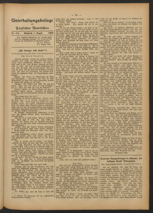 Tägliche Rundschau on Aug 1, 1906