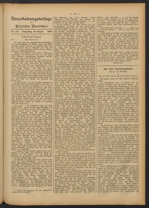 Tägliche Rundschau vom 16.08.1906