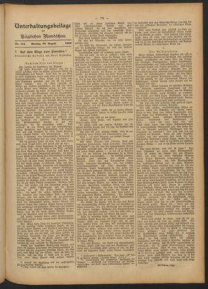Tägliche Rundschau vom 20.08.1906