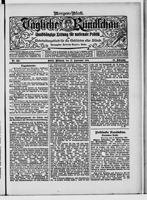 Tägliche Rundschau on Sep 12, 1906