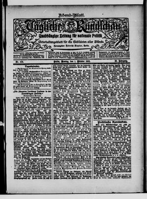 Tägliche Rundschau vom 01.10.1906