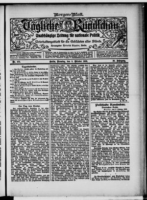 Tägliche Rundschau vom 09.10.1906