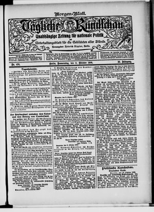 Tägliche Rundschau on Oct 11, 1906