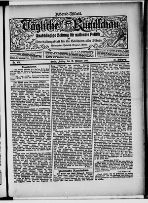 Tägliche Rundschau vom 12.10.1906