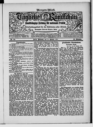 Tägliche Rundschau vom 31.10.1906