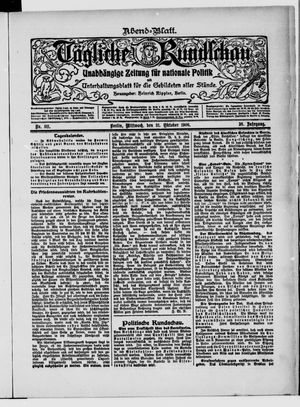 Tägliche Rundschau vom 31.10.1906