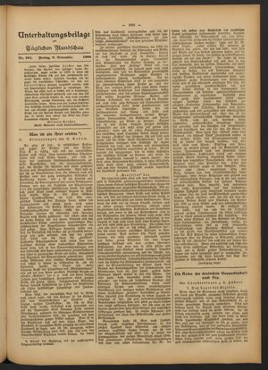 Tägliche Rundschau vom 09.11.1906