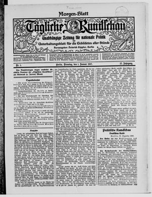 Tägliche Rundschau on Jan 1, 1907
