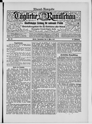 Tägliche Rundschau on Mar 9, 1907