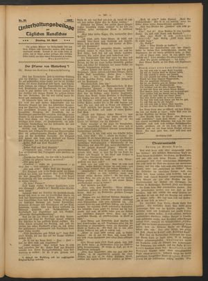 Tägliche Rundschau vom 16.04.1907