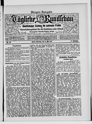 Tägliche Rundschau on May 14, 1907