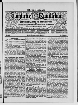 Tägliche Rundschau on May 21, 1907