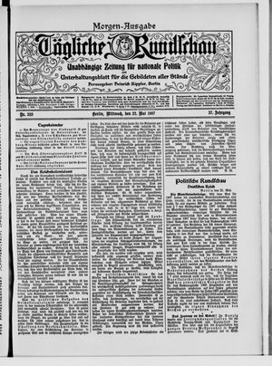Tägliche Rundschau on May 22, 1907
