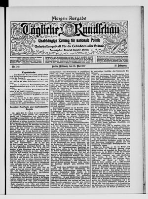 Tägliche Rundschau on May 29, 1907