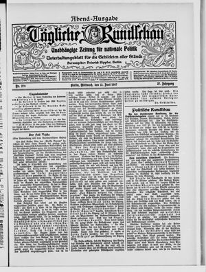 Tägliche Rundschau on Jun 12, 1907