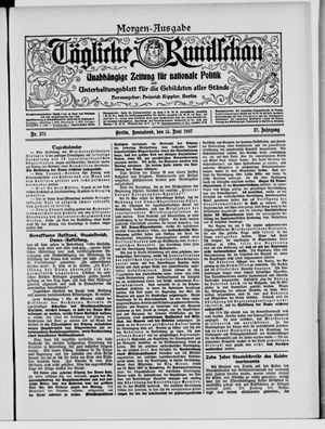 Tägliche Rundschau on Jun 15, 1907
