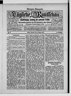 Tägliche Rundschau on Jan 31, 1908