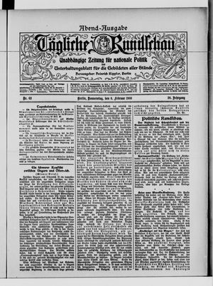 Tägliche Rundschau on Feb 6, 1908