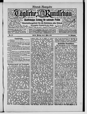 Tägliche Rundschau on Mar 9, 1908