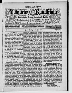 Tägliche Rundschau vom 31.03.1908
