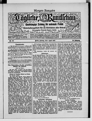 Tägliche Rundschau on Apr 5, 1908