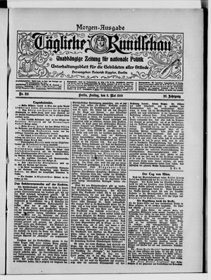 Tägliche Rundschau on May 8, 1908