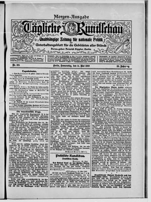 Tägliche Rundschau on May 14, 1908