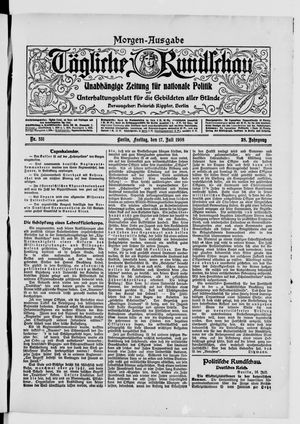 Tägliche Rundschau vom 17.07.1908