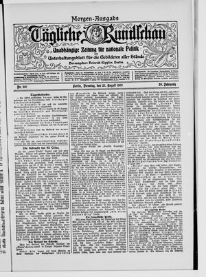 Tägliche Rundschau vom 25.08.1908