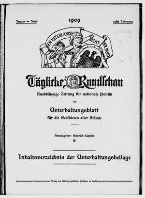 Tägliche Rundschau on Jan 2, 1909