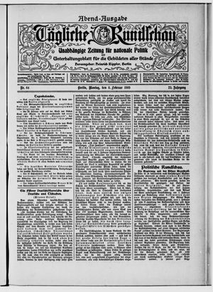 Tägliche Rundschau vom 08.02.1909