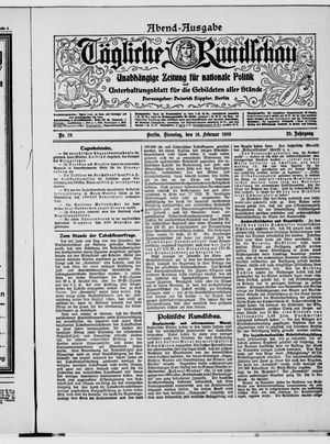 Tägliche Rundschau on Feb 16, 1909