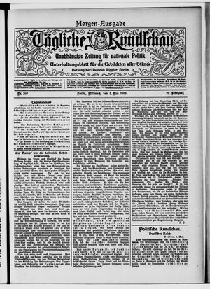 Tägliche Rundschau vom 05.05.1909