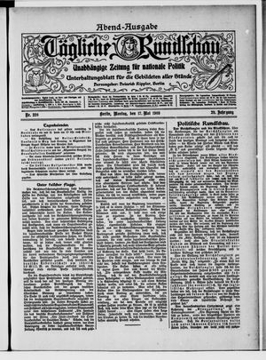 Tägliche Rundschau vom 17.05.1909