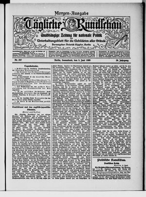 Tägliche Rundschau vom 05.06.1909