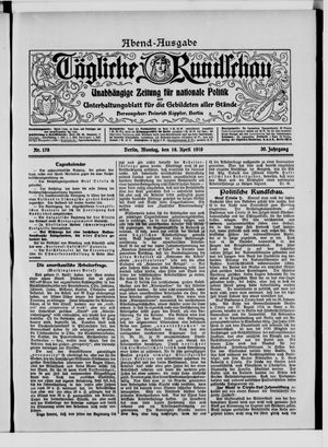 Tägliche Rundschau on Apr 18, 1910