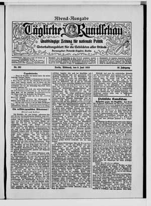 Tägliche Rundschau vom 08.06.1910