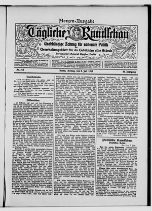 Tägliche Rundschau vom 08.07.1910