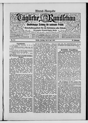 Tägliche Rundschau vom 08.07.1910