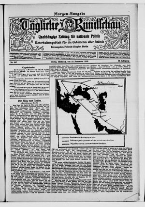 Tägliche Rundschau vom 23.11.1910