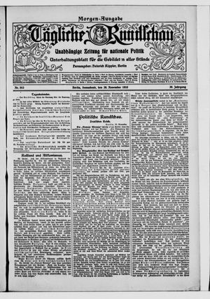 Tägliche Rundschau on Nov 26, 1910