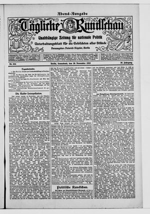 Tägliche Rundschau on Nov 26, 1910