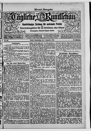 Tägliche Rundschau on Dec 1, 1910