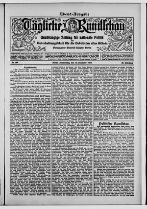 Tägliche Rundschau on Dec 15, 1910