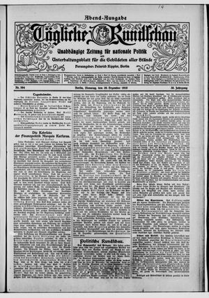 Tägliche Rundschau vom 20.12.1910