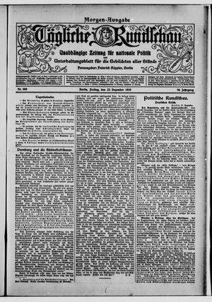 Tägliche Rundschau vom 23.12.1910