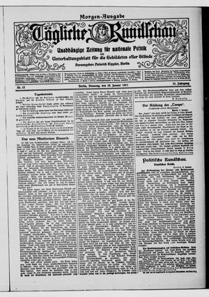 Tägliche Rundschau vom 10.01.1911